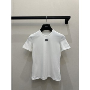 셀린느(CELINE) 26SS 트리오페 자수 스판 반팔 티셔츠 의류