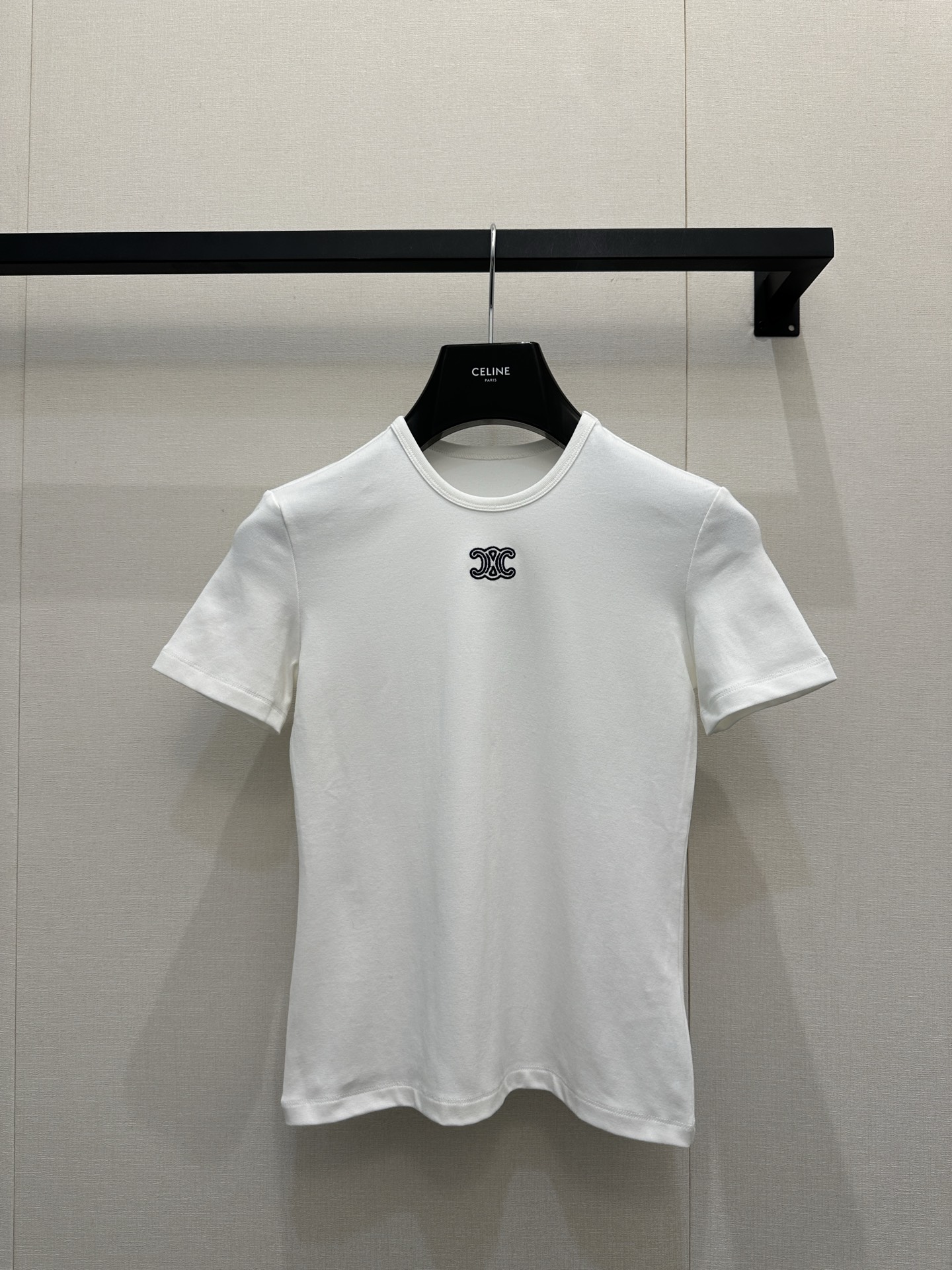 셀린느(CELINE) 26SS 트리오페 자수 스판 반팔 티셔츠 의류