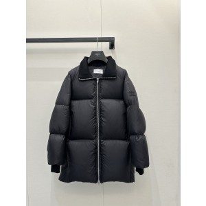 셀린느(CELINE) 블랙 루즈핏 구스다운 패딩 점퍼 의류