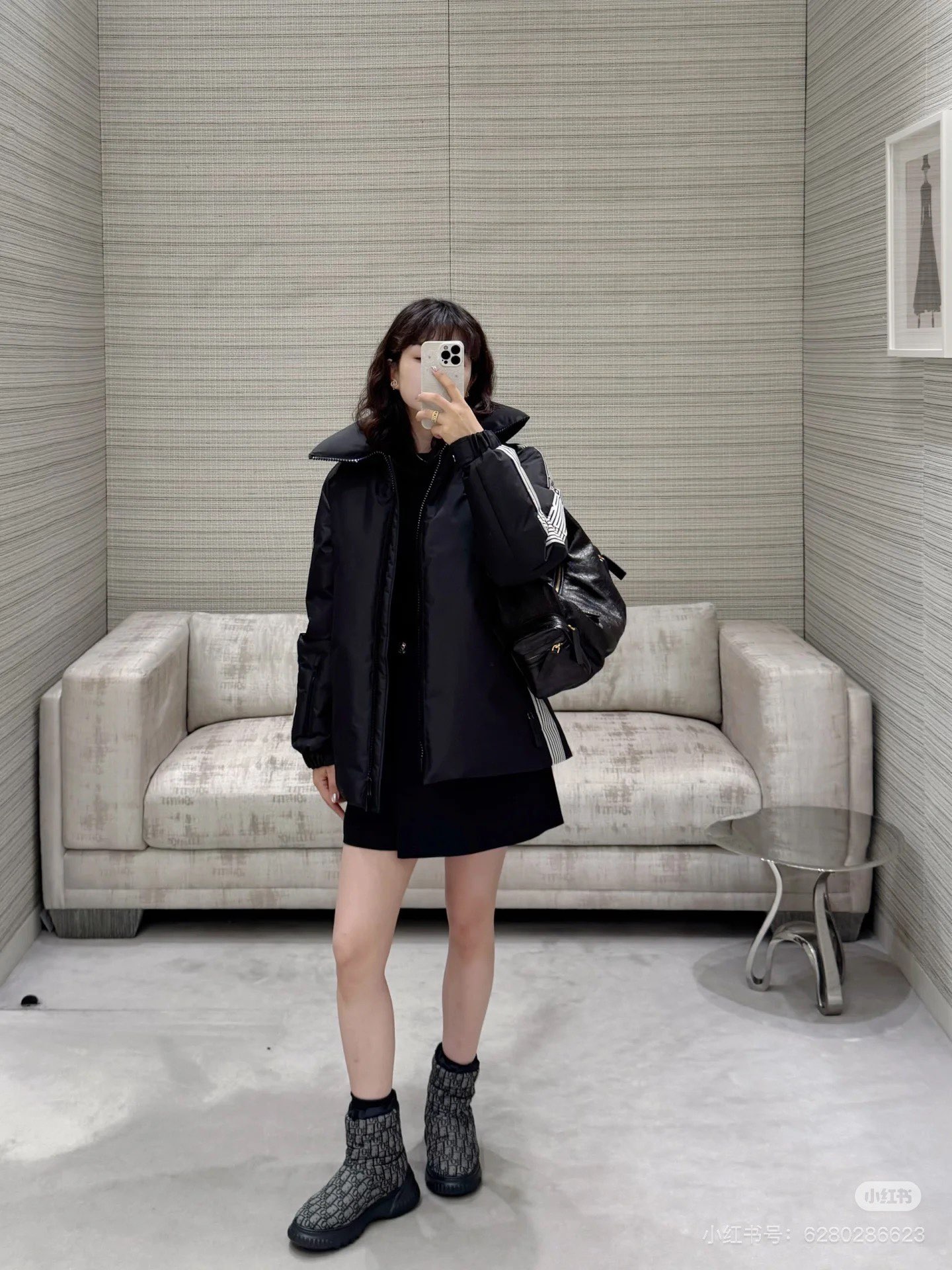 디올(Dior) 오블리크 벨티드 패딩 점퍼 자켓 재킷 의류