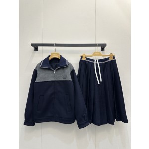 miumiu 미우미우 워크웨어 캐시미어 셋업 자켓 재킷+스커트 치마 셋업 세트 의류