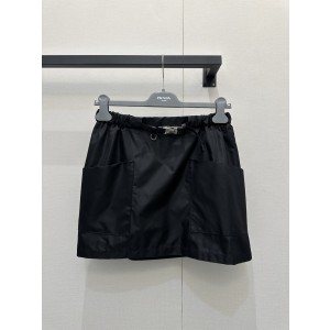 Prada 프라다 리나일론 벨티드 카고 미니 스커트 치마 의류