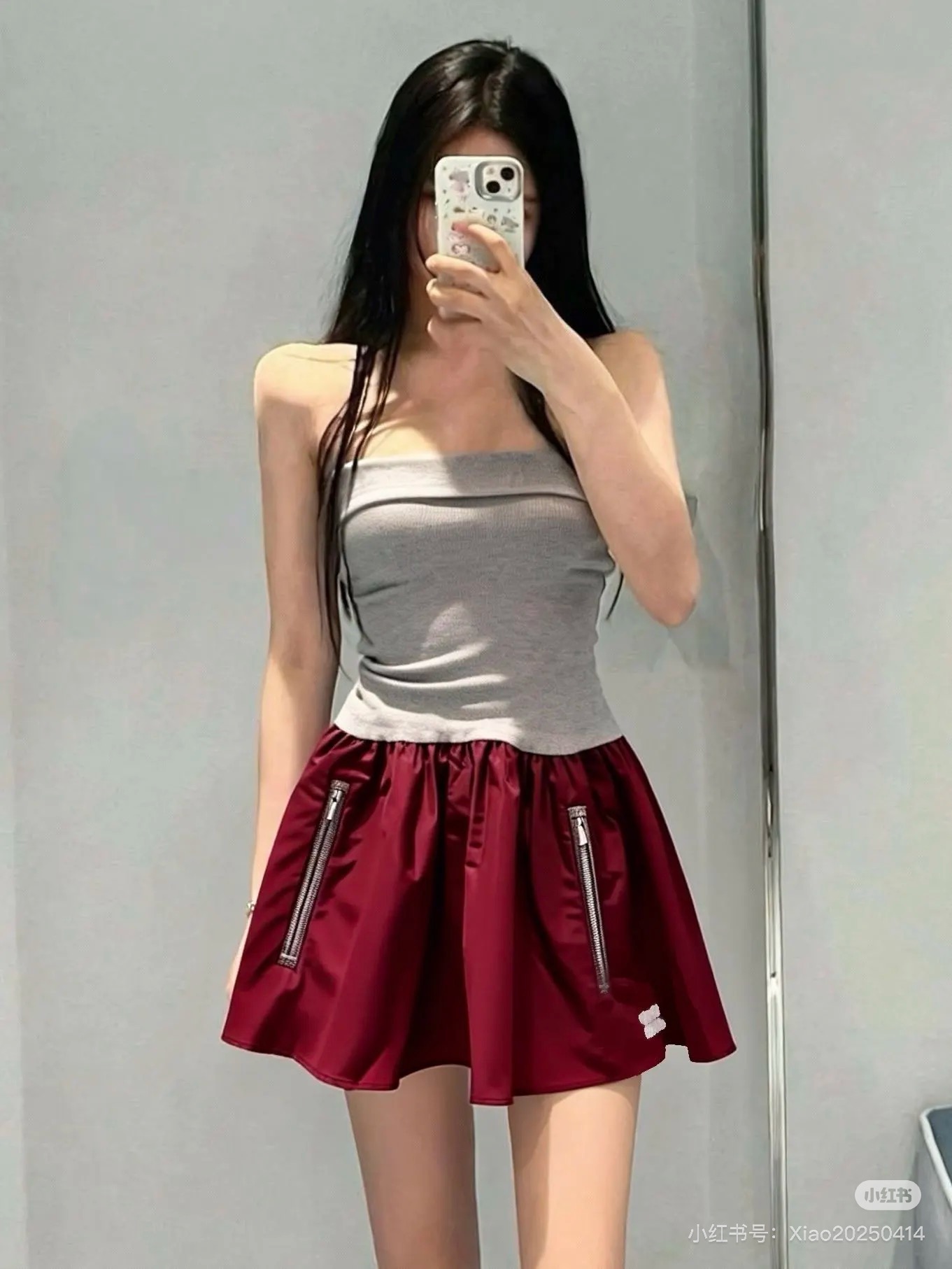 MiuMiu 미우미우 니트 튜브탑 플리츠 원피스 의류