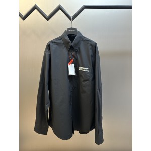 발렌시아가(Balenciaga) 레터 테이프 프린트 셔츠 의류