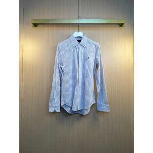 루이비통(LV) 스트라이프 패턴 칼라 롱슬리브 셔츠 의류