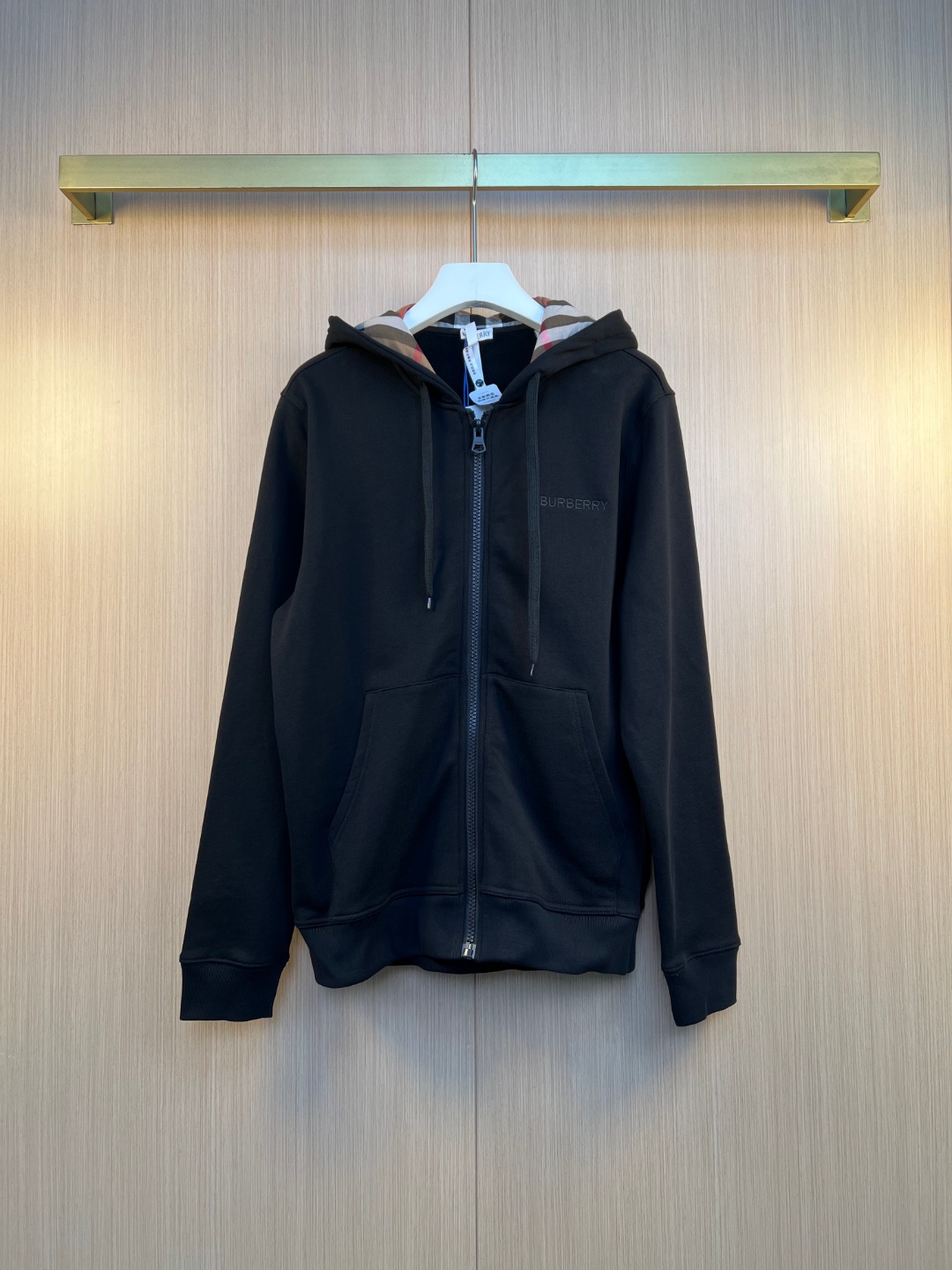 버버리(BURBERRY) 클래식 자수 로고 후드 집업 스웨트셔츠 의류