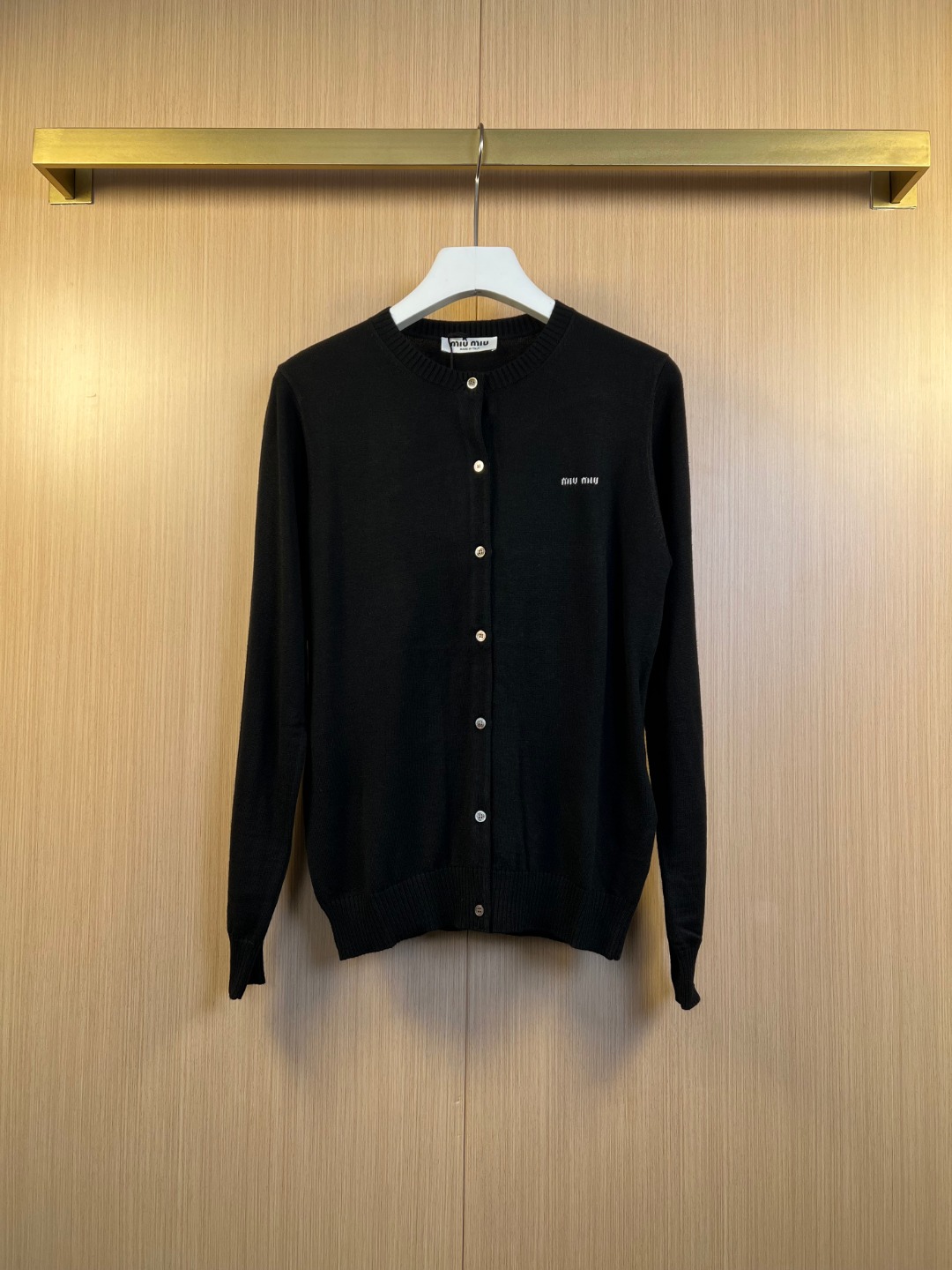 미우미우(MIU MIU) 캐시미어 & 실크 블렌드 니트 가디건 의류
