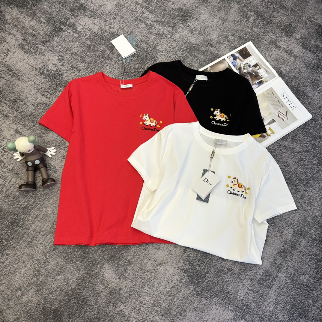 Dior 디올 26 SS 시즌 시그니처 반팔 티셔츠 의류