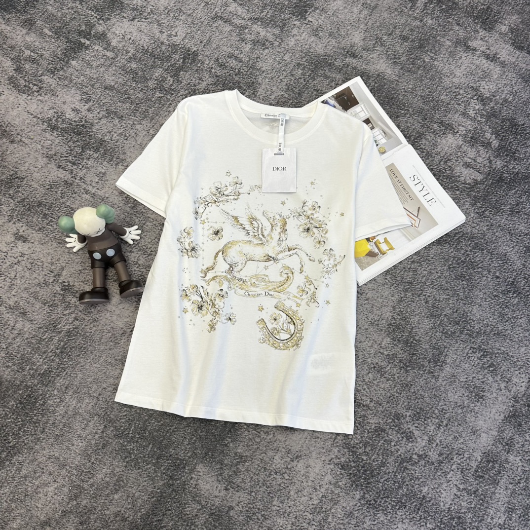 Dior 디올 26 SS 시즌 시그니처 반팔 티셔츠 의류