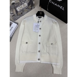 Chanel 샤넬 레이어드 디테일 라운드넥 가디건 의류