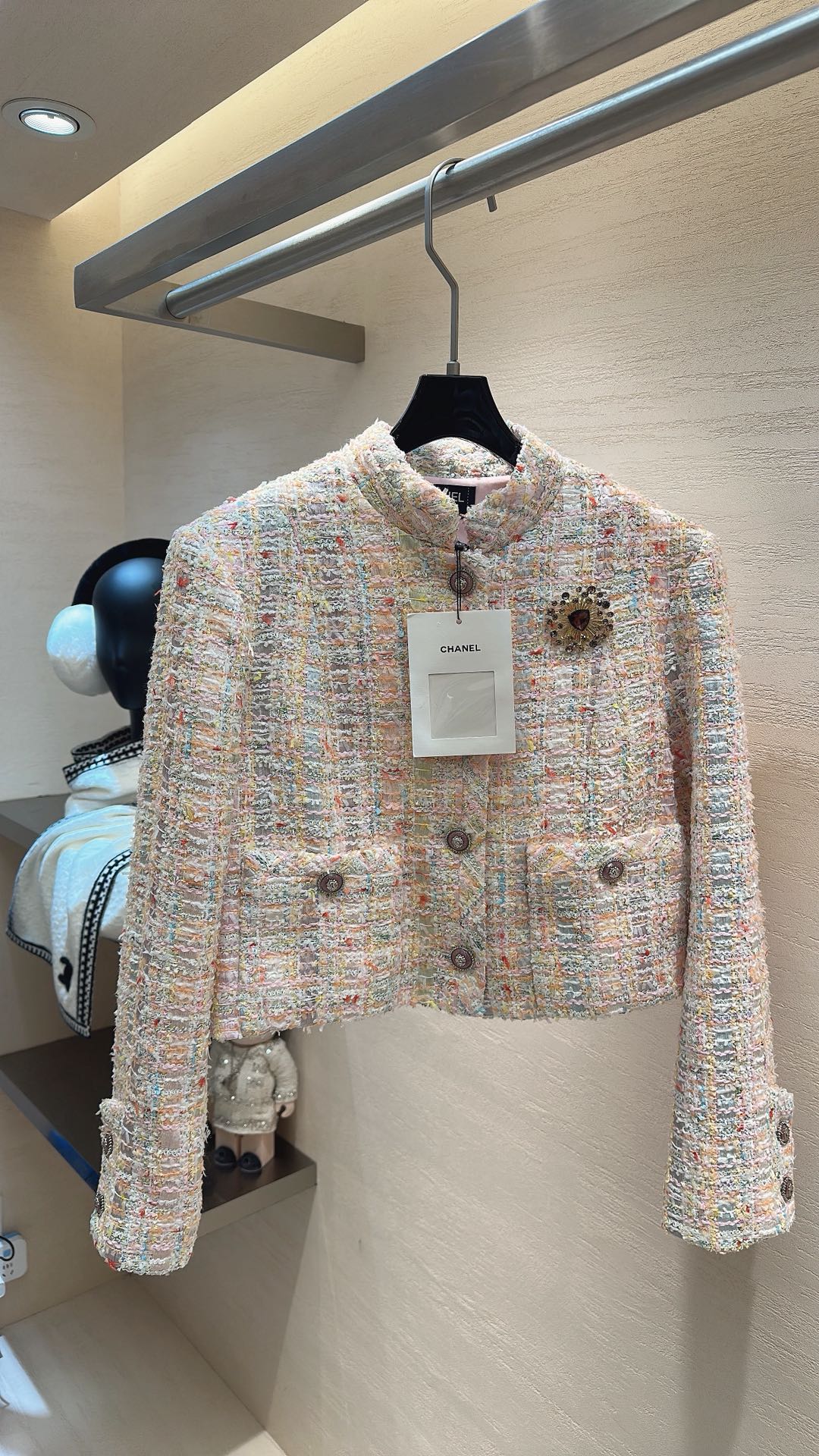 Chanel 샤넬 레인보우 마카롱 트위드 자켓 재킷 의류