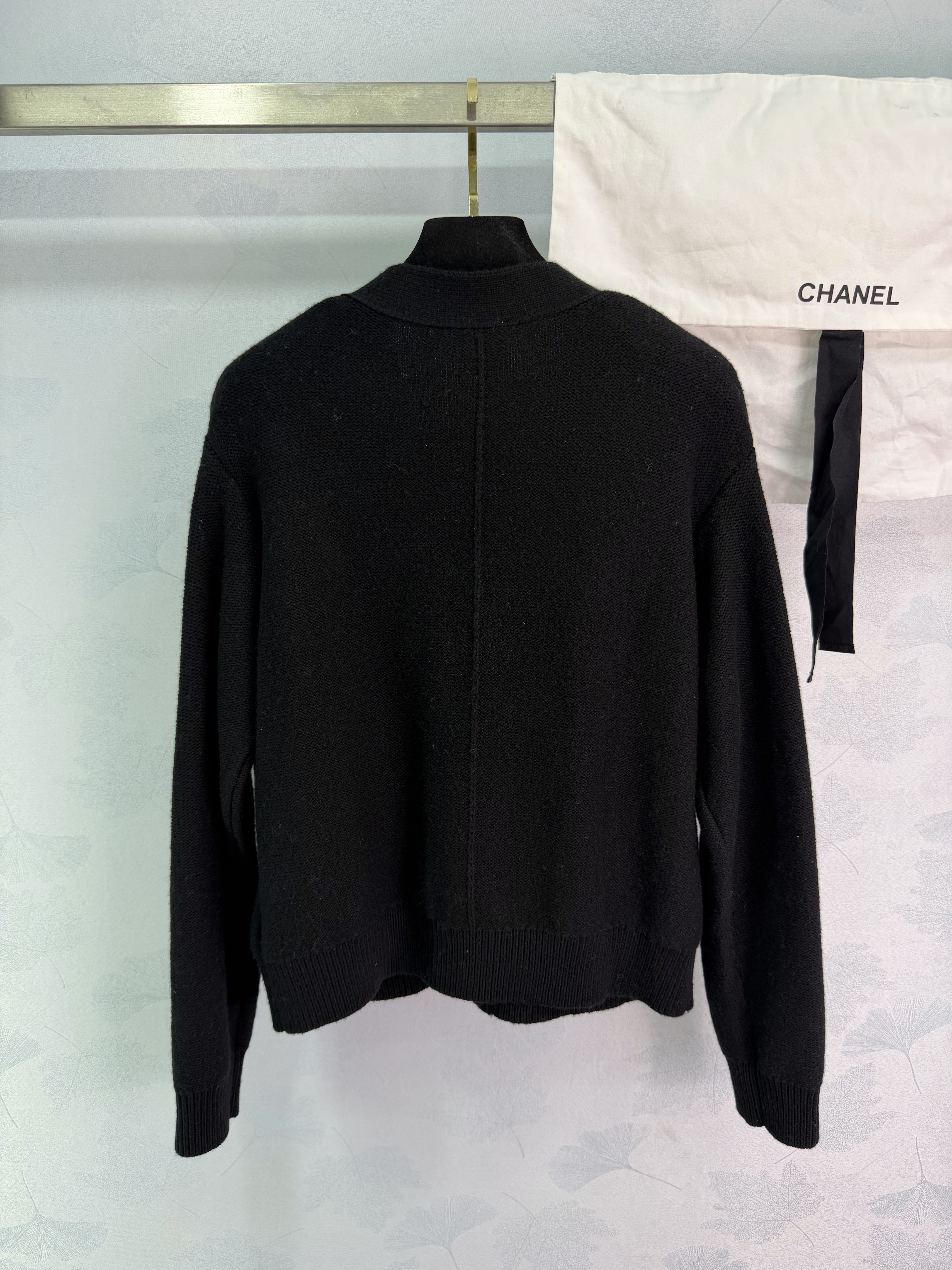 Chanel 샤넬 입체 카멜리아 울 가디건 의류