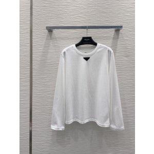 PRADA 프라다 프리폴 고밀도 럭셔리 베이직 긴팔 니트 의류