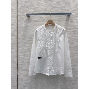 miumiu 미우미우 프리폴 입체 커팅 럭셔리 셔츠 의류