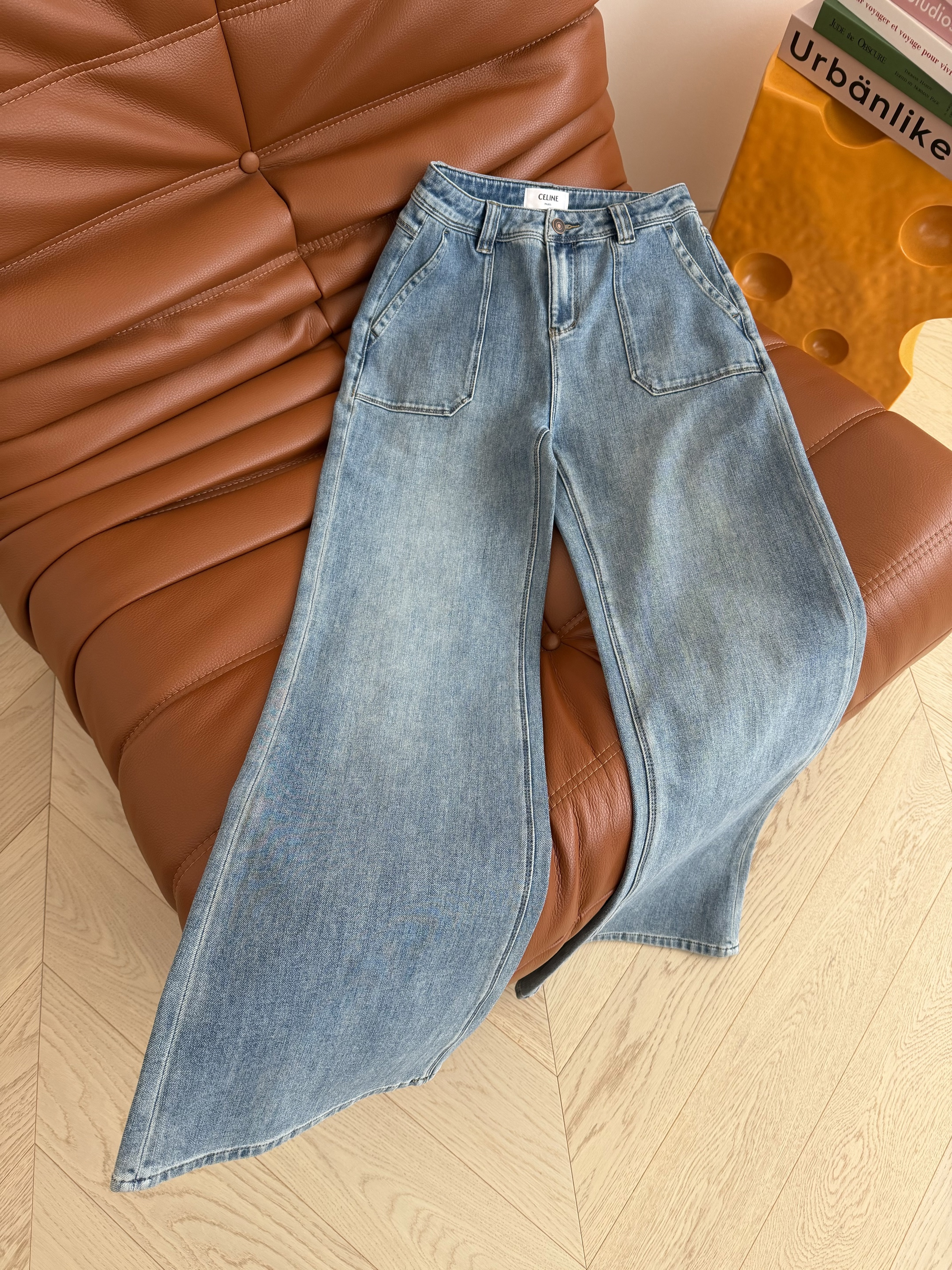 Celine 셀린느 더블 포켓 빈티지 부츠컷 데님 팬츠 청바지 의류