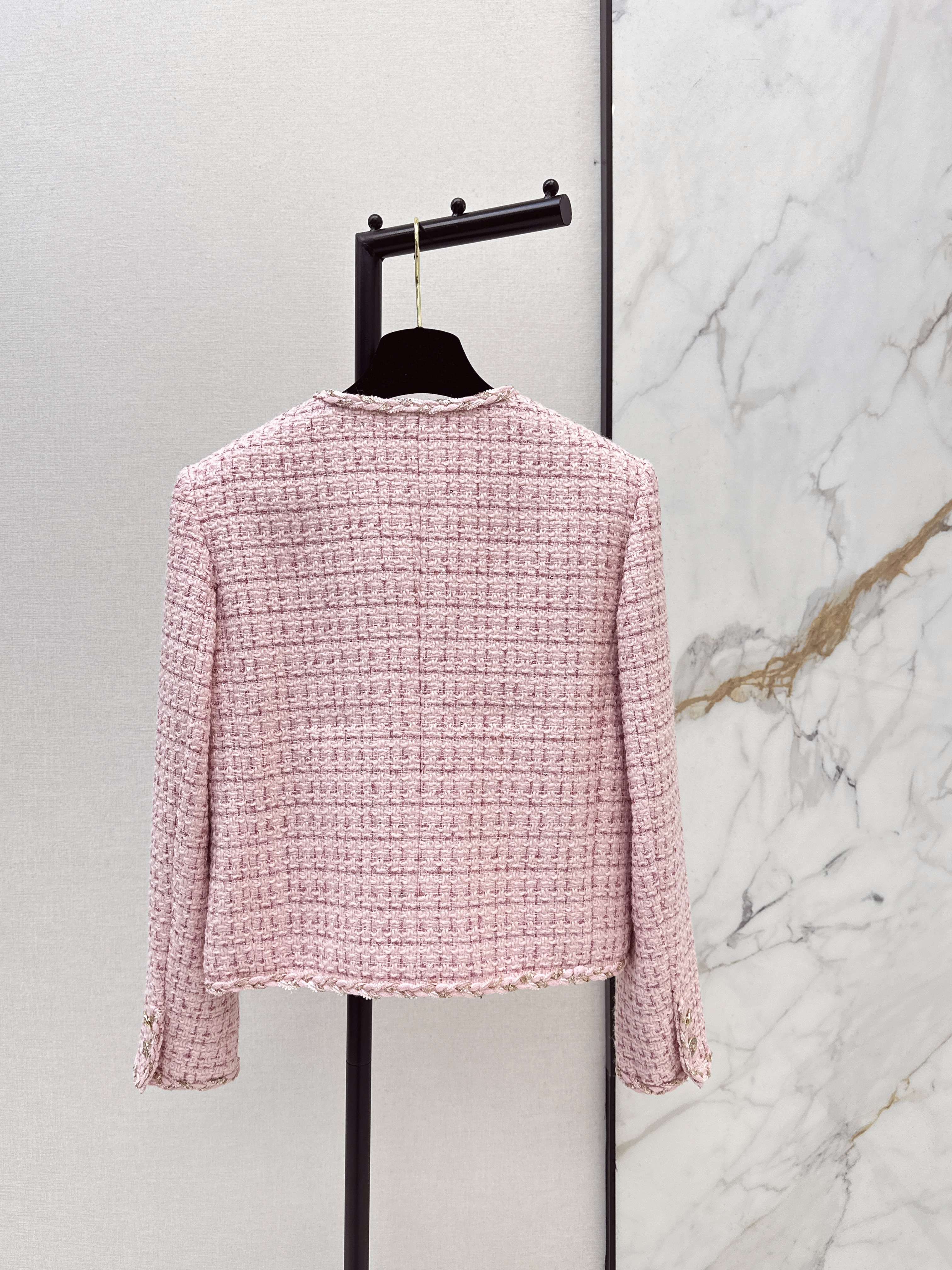 Chanel 샤넬 러블리 핑크 스팽글 트위드 자켓 재킷 의류