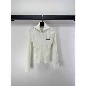 miumiu 미우미우 투웨이 집업 재킷 자켓 골지 가디건 의류