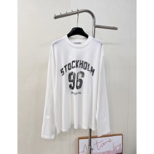 아크네 스튜디오(Acne Studios)빈티지 레터링 롱슬리브 긴팔 티셔츠 의류