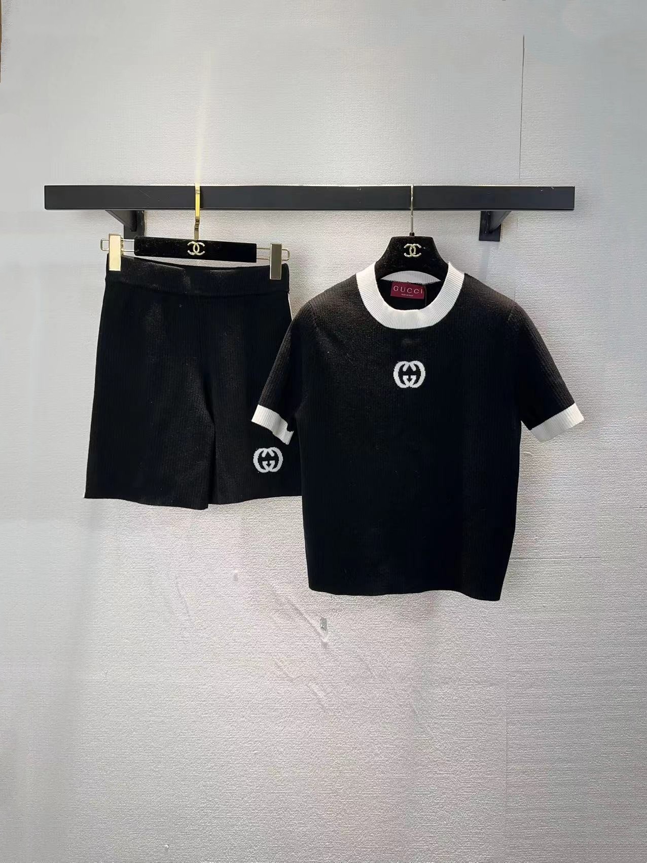 GUCCI 구찌 니트 반팔 반바지 셋업 세트 의류