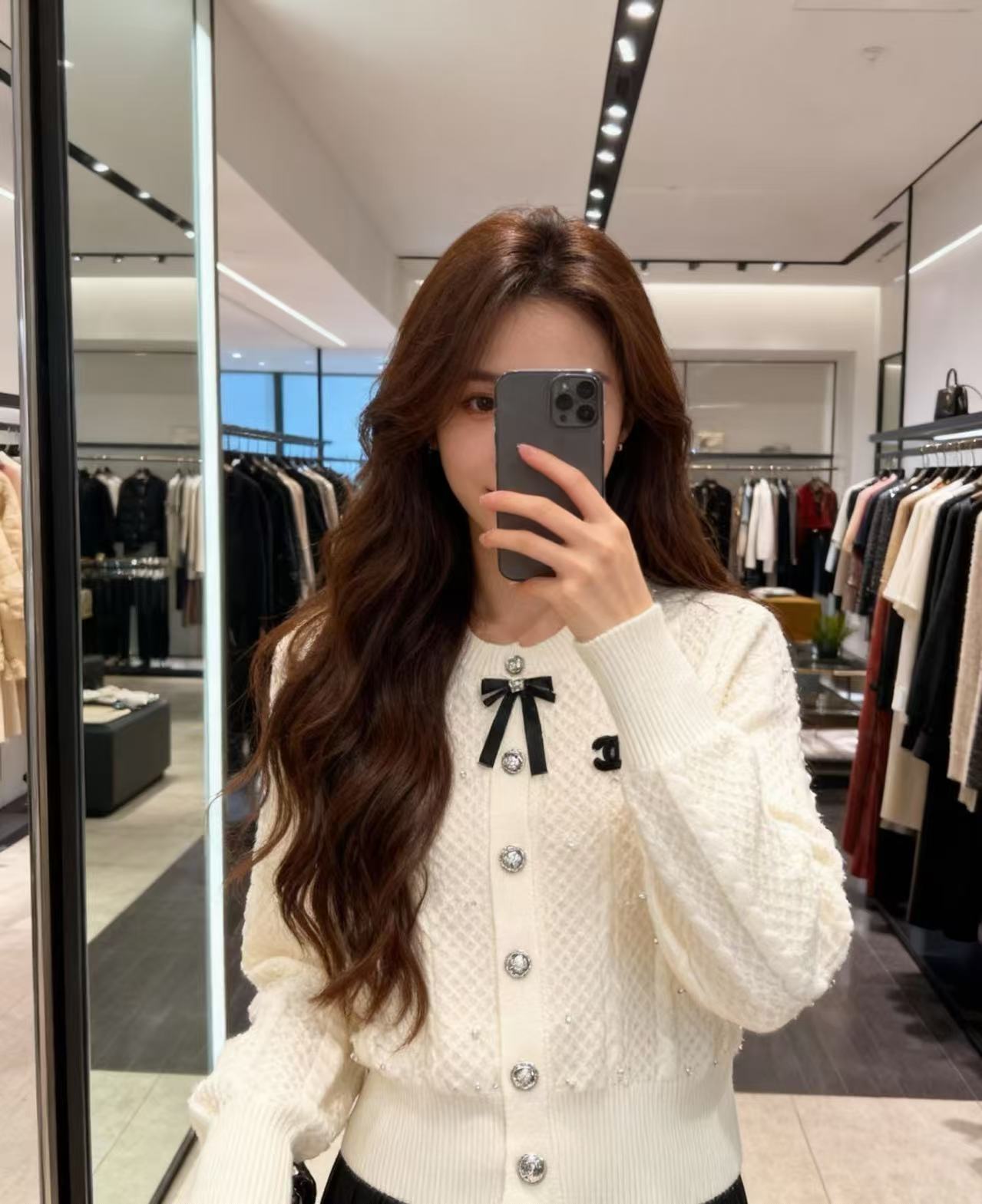 Chanel 샤넬 데일리 라운드 니트 가디건 의류