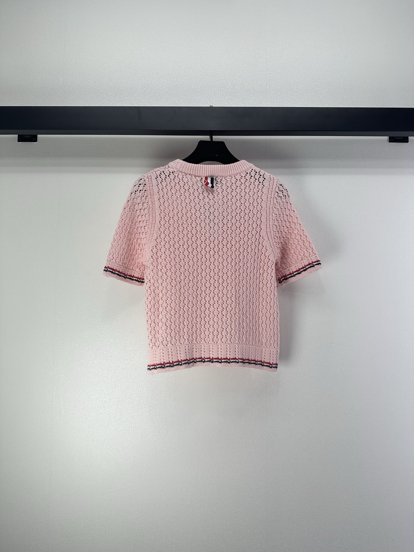 Thom Browne 톰브라운 헥터 독 자수 펀칭 니트 반팔 의류