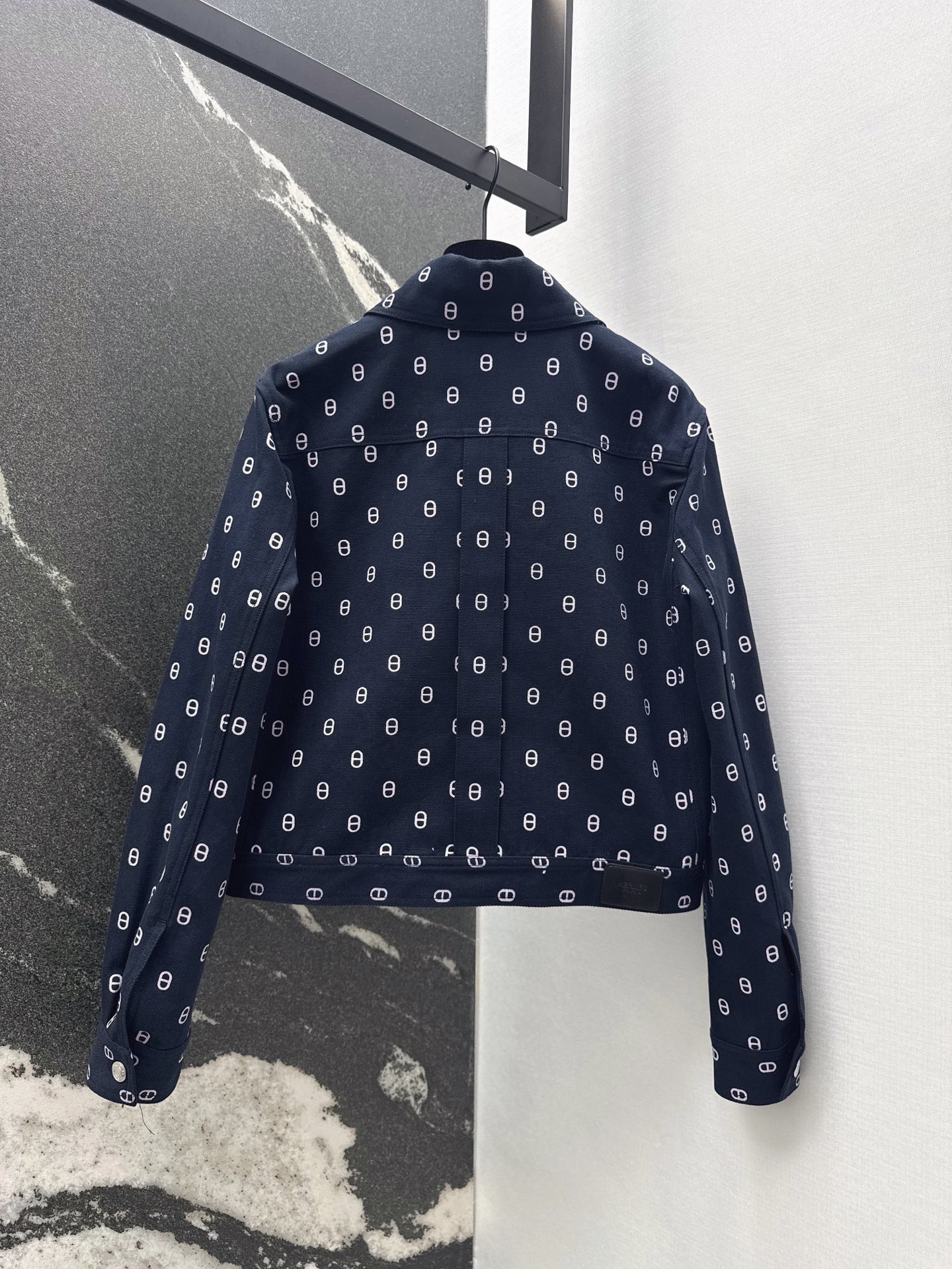 Hermes 에르메스 프린트 워싱 데님 자켓 재킷 의류