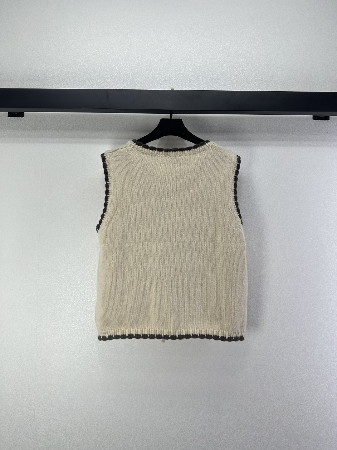 Chanel 샤넬 플라워 자수 리본 니트 베스트 조끼 의류