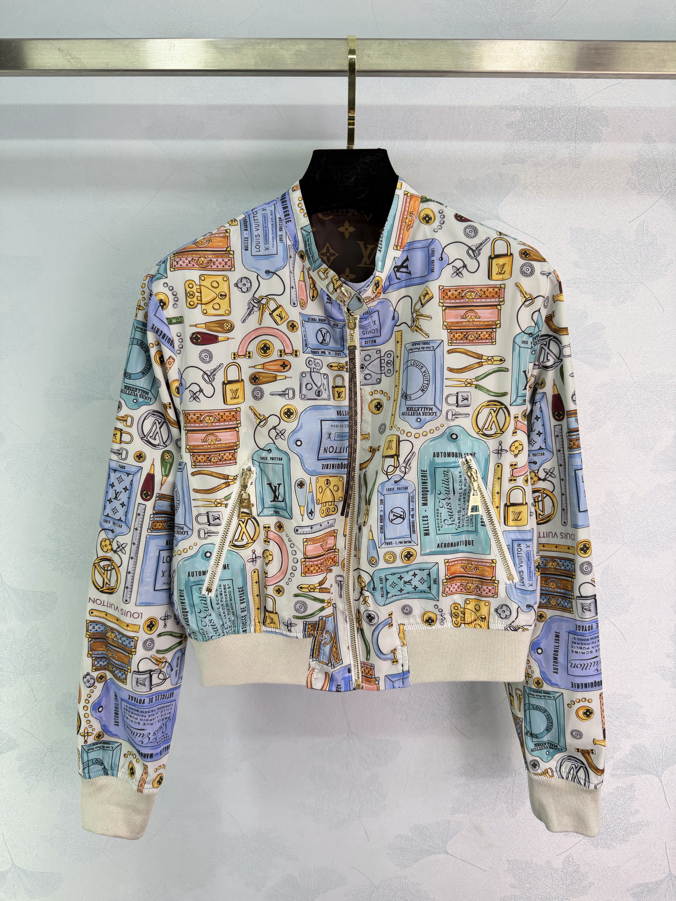 LV 루이비통 리버서블 모노그램 블루종 자켓 재킷 의류