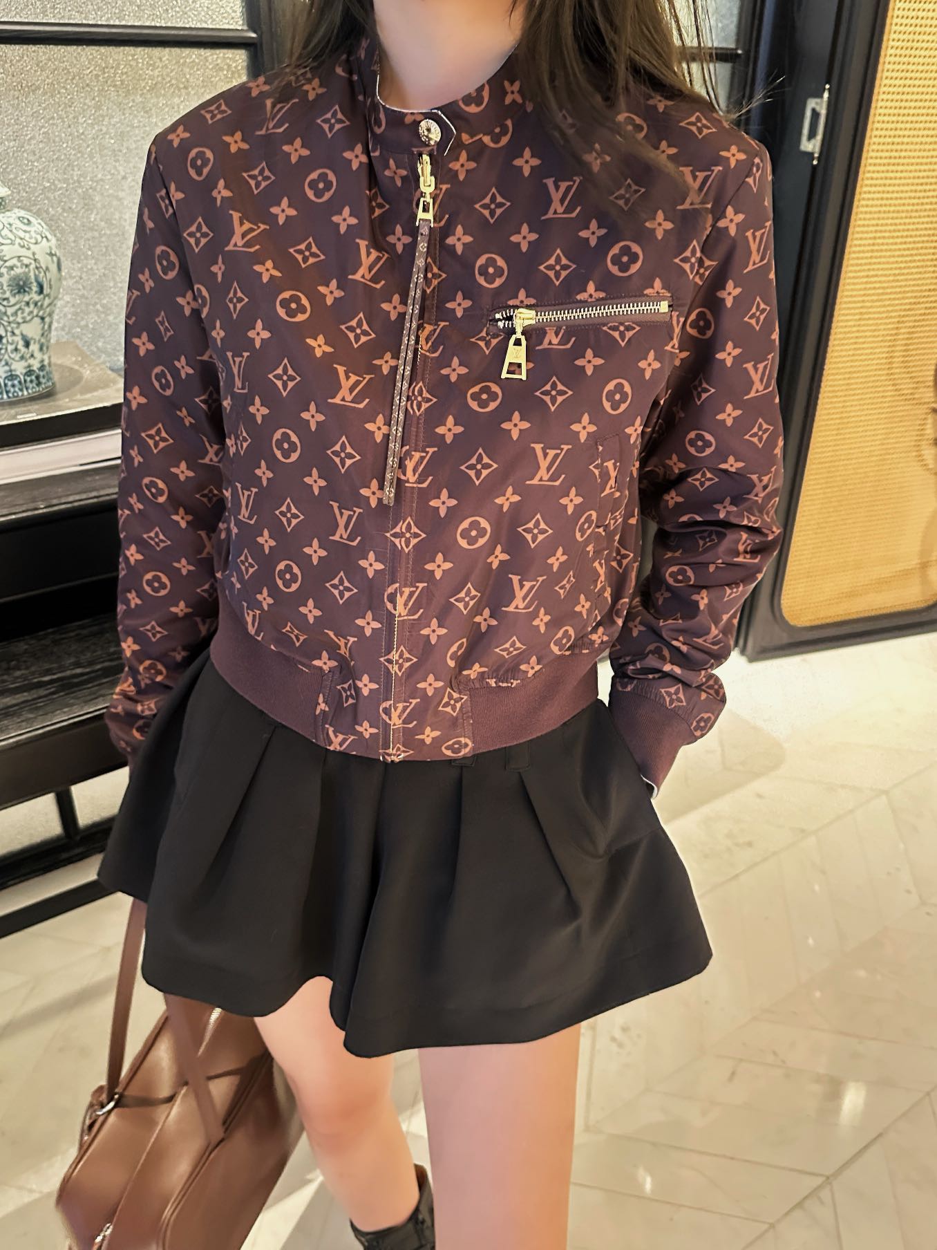 LV 루이비통 리버서블 모노그램 블루종 자켓 재킷 의류