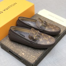 루이비통(Louis Vuitton) LV 남성 윈터 무스탕 드라이빙 슈즈 로퍼 구두 신발