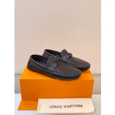 루이비통(Louis Vuitton) LV 남성 클래식 그레인 레더 드라이빙 슈즈 로퍼 구두 신발