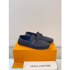 루이비통(Louis Vuitton) LV 남성 클래식 그레인 레더 드라이빙 슈즈 로퍼 구두 신발