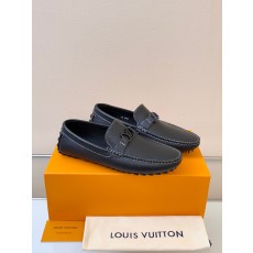 루이비통(Louis Vuitton) LV 남성 클래식 그레인 레더 드라이빙 슈즈 로퍼 구두 신발