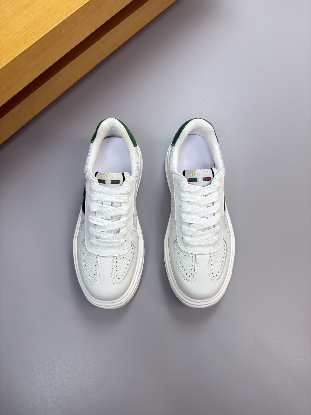 구찌(GUCCI) 프리미엄 스웨이드 콤비 런너 스니커즈 신발