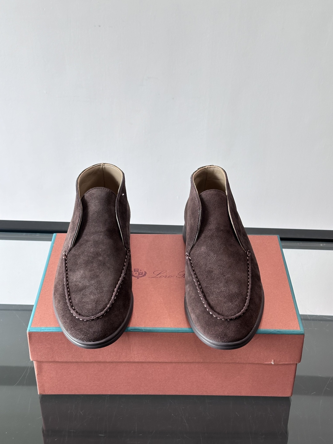 로로피아나(Loro Piana) LP 오픈 워크(Open Walk) 스웨이드 데저트 부츠 신발