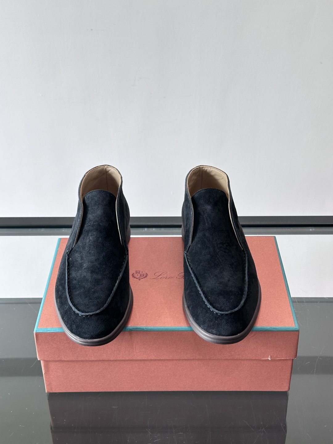 로로피아나(Loro Piana) LP 오픈 워크(Open Walk) 스웨이드 데저트 부츠 신발