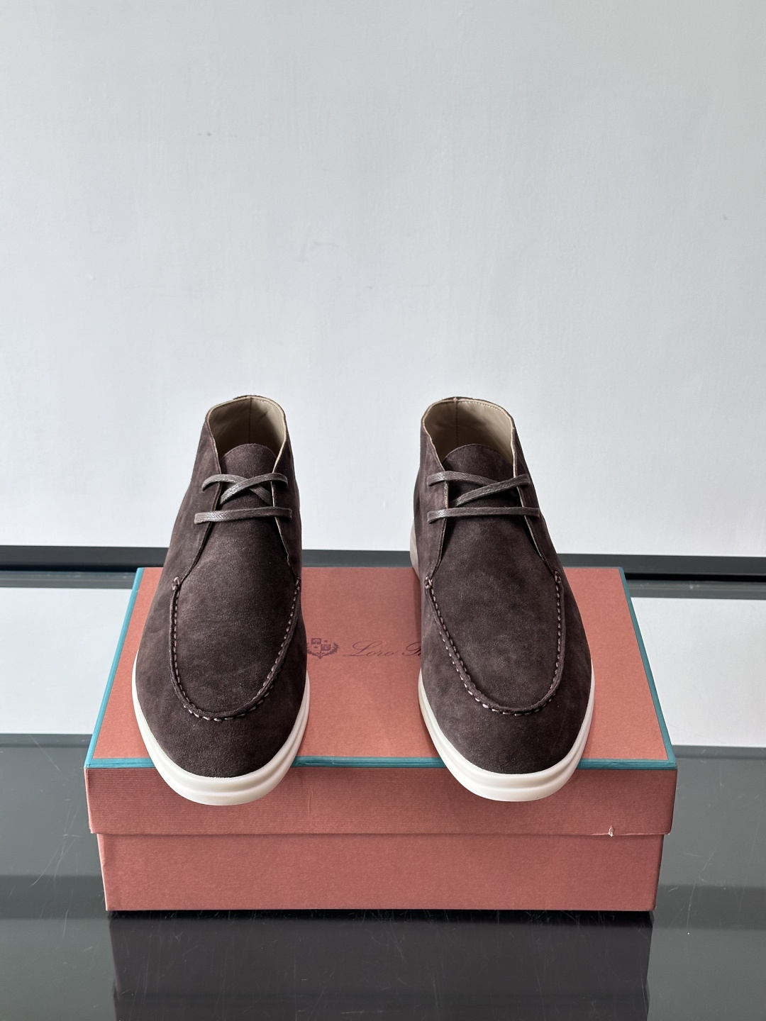 로로피아나(Loro Piana) LP 오픈 워크(Open Walk) 스웨이드 데저트 부츠 신발