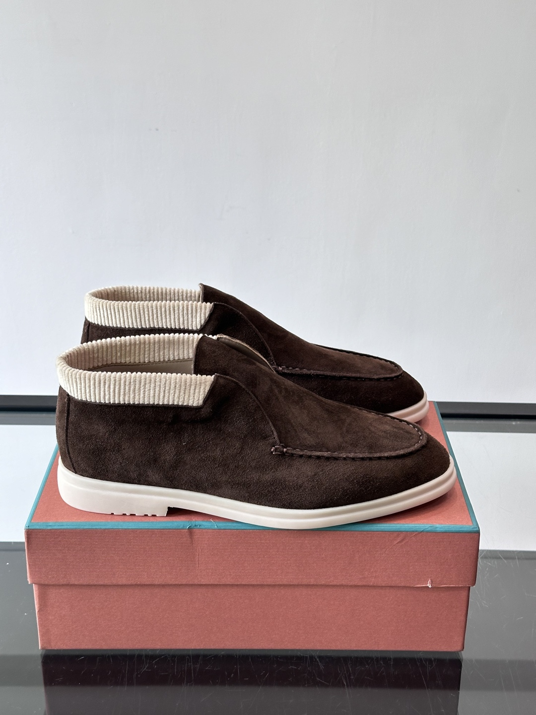 로로피아나(Loro Piana) LP 오픈 워크(Open Walk) 스웨이드 데저트 부츠 신발