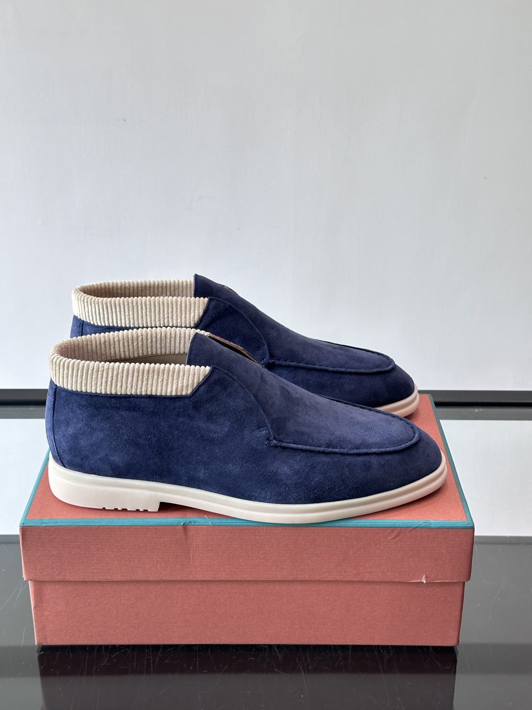 로로피아나(Loro Piana) LP 오픈 워크(Open Walk) 스웨이드 데저트 부츠 신발