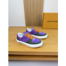 루이비통(Louis Vuitton) LV 멀티 소재 믹스 럭셔리 스니커즈 신발