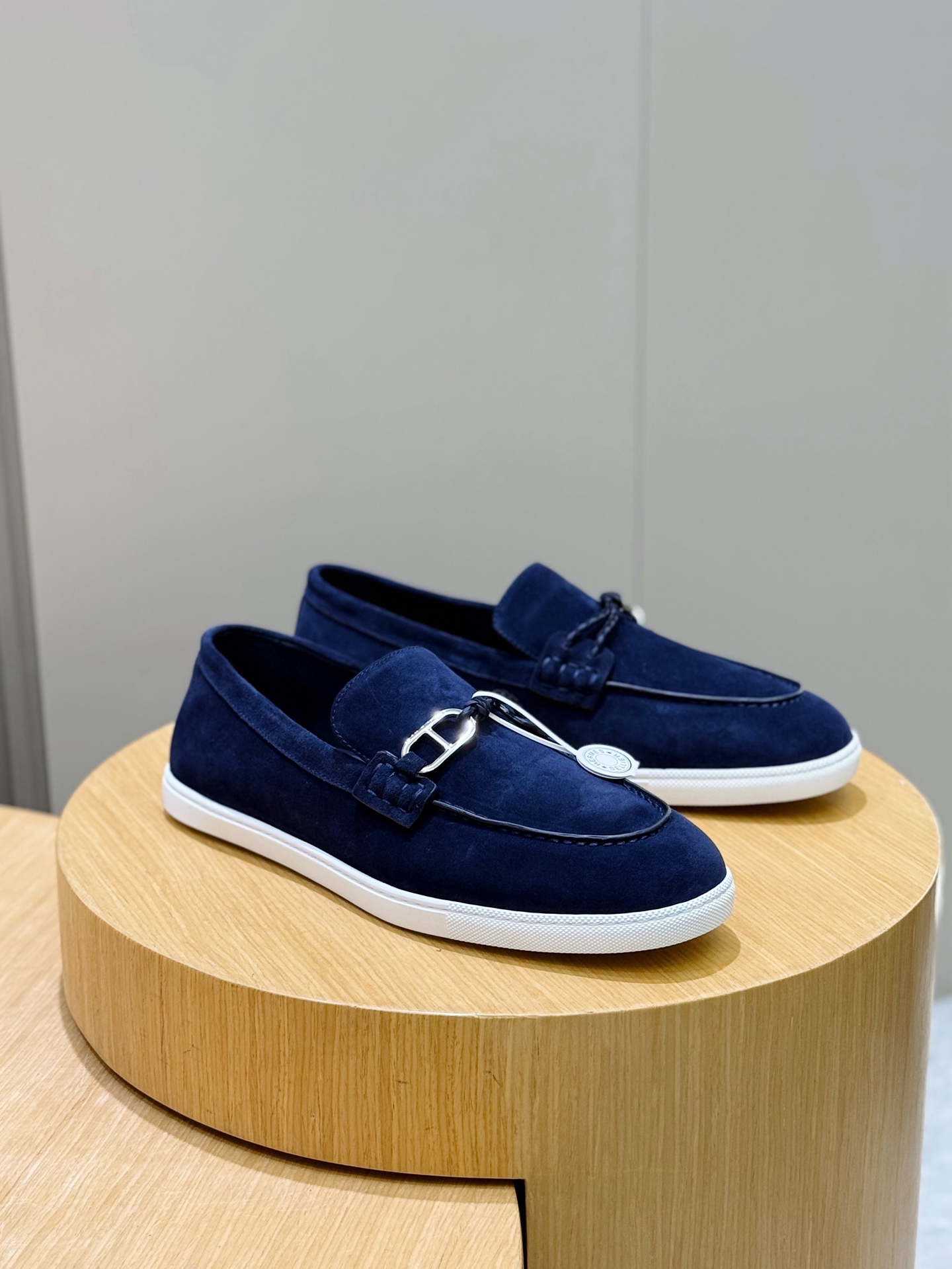 에르메스(Hermes) 라이크(Like) 마린 캐주얼 로퍼 신발