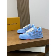 루이비통(LV) 신상 트레이너(Trainer) 모노그램 에나멜 스니커즈 신발