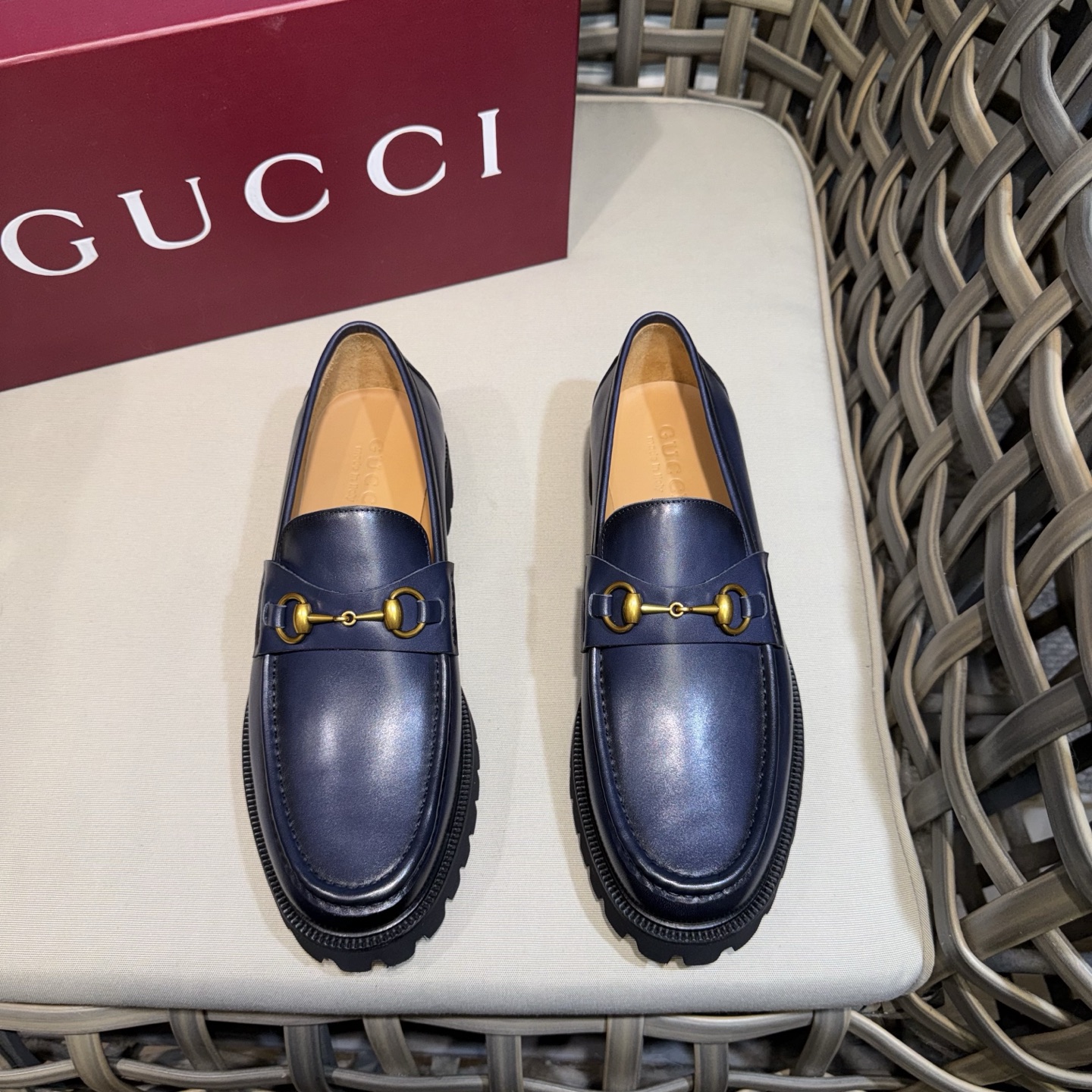 구찌(Gucci) 웹(Web) 마틴 로퍼 구두 신발