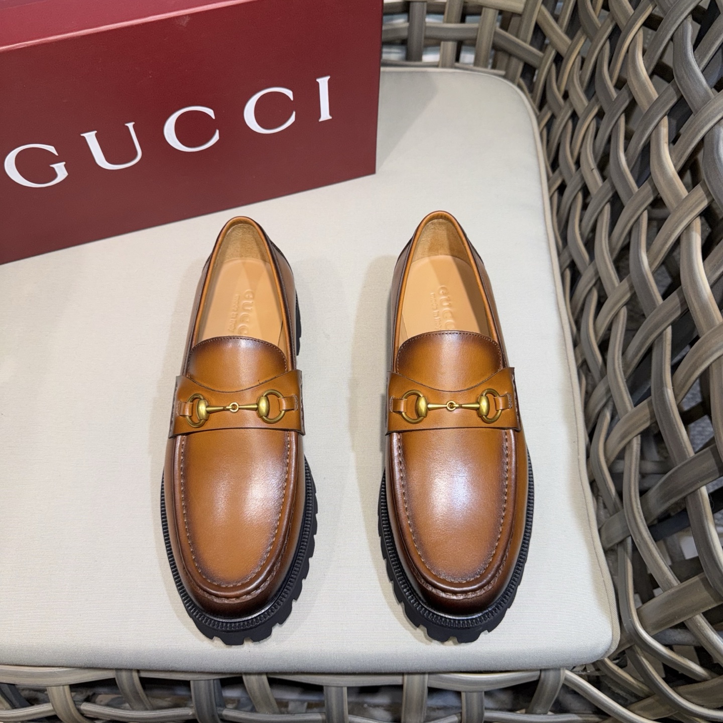 구찌(Gucci) 웹(Web) 마틴 로퍼 구두 신발