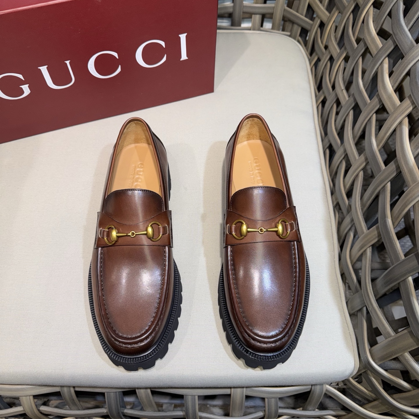 구찌(Gucci) 웹(Web) 마틴 로퍼 구두 신발