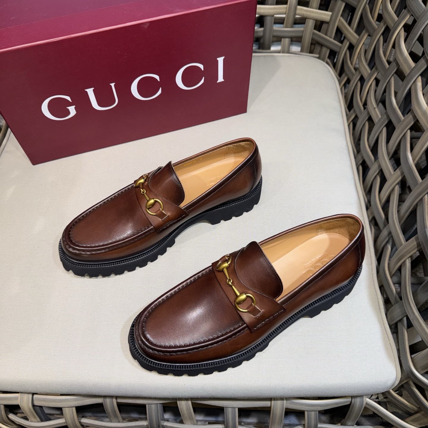 구찌(Gucci) 웹(Web) 마틴 로퍼 구두 신발