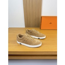 에르메스(Hermes) 실키 스웨이드 H 로고 스니커즈 신발