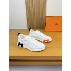 에르메스(Hermes) 나파 & 캔버스 믹스 럭셔리 스니커즈 신발