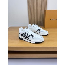 루이비통 LV 리치 가죽 & 인젝션 모듈 스니커즈 신발