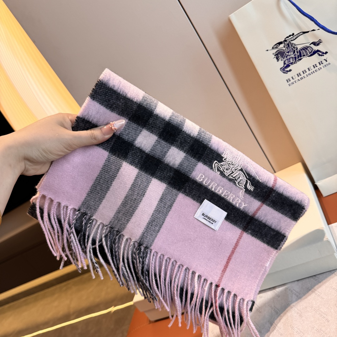 버버리(Burberry) 클래식 체크 캐시미어 롱 머플러 목도리 스카프
